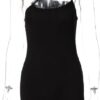 Women's all-in-one shorts Romper - Thumbnail Image 1