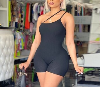 Women's all-in-one shorts Romper - Image 1