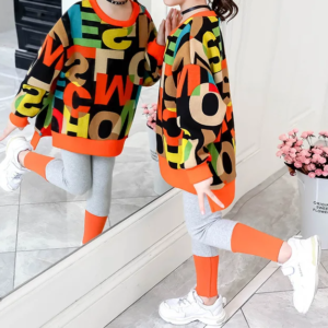 Girl's 2-piece jumper & leggings set